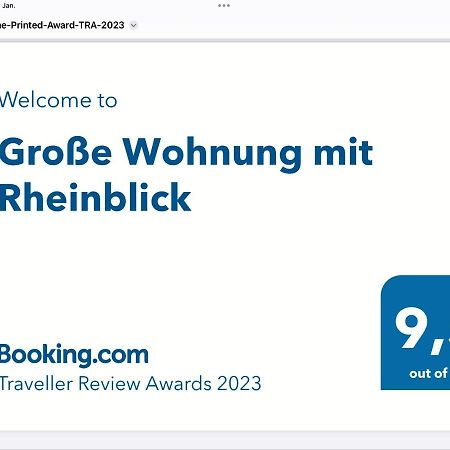 Grosse Wohnung Mit Rheinblick Boppard Εξωτερικό φωτογραφία